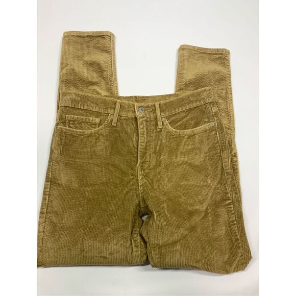 Levi's 711 Straight Leg Gold Corduroy Women's Pant Size 30x30" NWOT - Picture 4 of 7